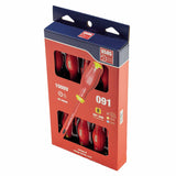 Set of 8 screwdrivers for slot-head and PHILLIPS®, POZIDRIV® - SUPADRIV® screws - 1000 V