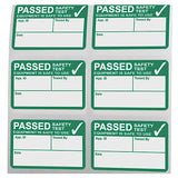 Kewtech Appliance Pass Labels