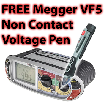 Megger voltage online pen