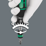Wera Series 7400 Kraftform adjustable torque screwdrivers (0.1-3.0 Nm) with Rapidaptor quick-release chuck