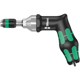 Wera Series 7400 Kraftform pistol handle, adjustable torque screwdrivers (3.0-8.8 Nm) with Rapidaptor quick-release chuck
