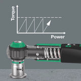 Wera Safe-Torque A 1 torque wrench with 1/4" square head drive, 2-12 Nm