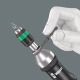 Wera Series 7400 Kraftform pistol handle, adjustable torque screwdrivers (3.0-8.8 Nm) with Rapidaptor quick-release chuck